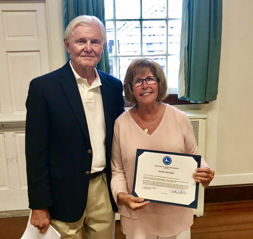 Eileen Gilligan Special Presentation of Commendation Village of